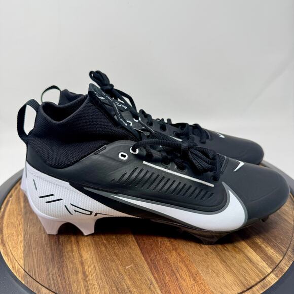 Nike Vapor Edge Pro 360 2 Football Cleats Black White Men's Size 10.5 - Picture 1 of 10